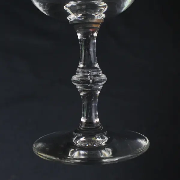 Set Of 6 Vintage Libbey Georgian Clear Rhine Wine Glasses 4-7/8” 