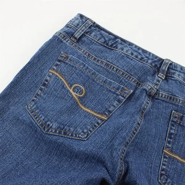 Y2K NoBo No Boundaries Juniors 13 Average Medium Wash Straight Leg Denim Jeans 