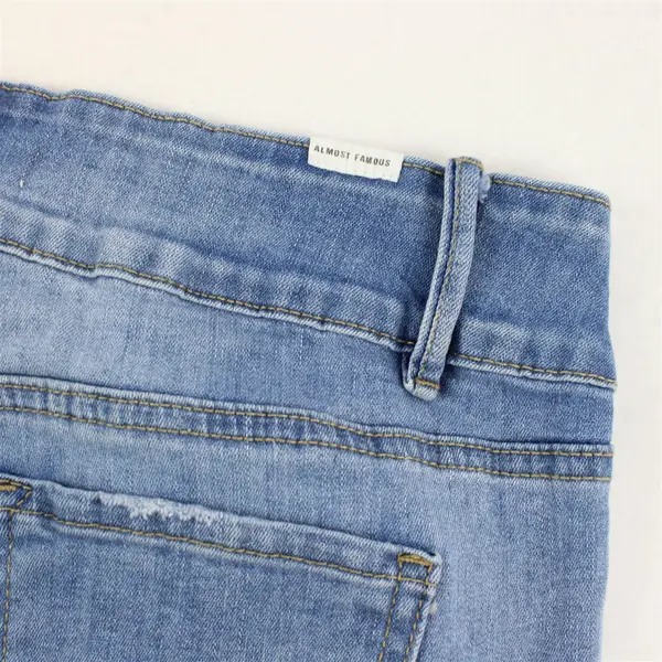 Almost Famous Juniors Size 13 Light Wash Distressed Denim Skinny Jeans