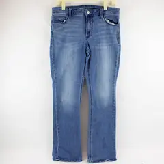 Old Navy Women's Size 10 Medium Wash Mid-Rise Wow Boot-Cut Denim Jeans