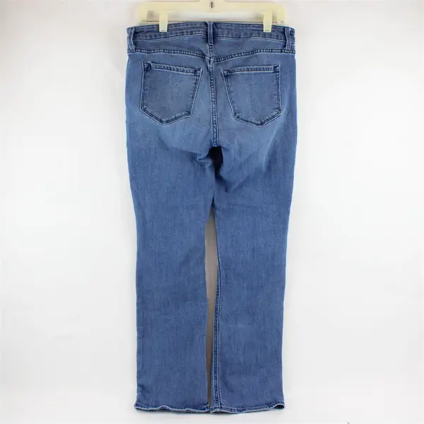 Old Navy Women's Size 10 Medium Wash Mid-Rise Wow Boot-Cut Denim Jeans