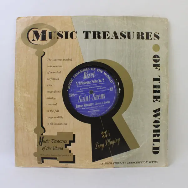 Music Treasures of the World Record 12" Vinyl Record