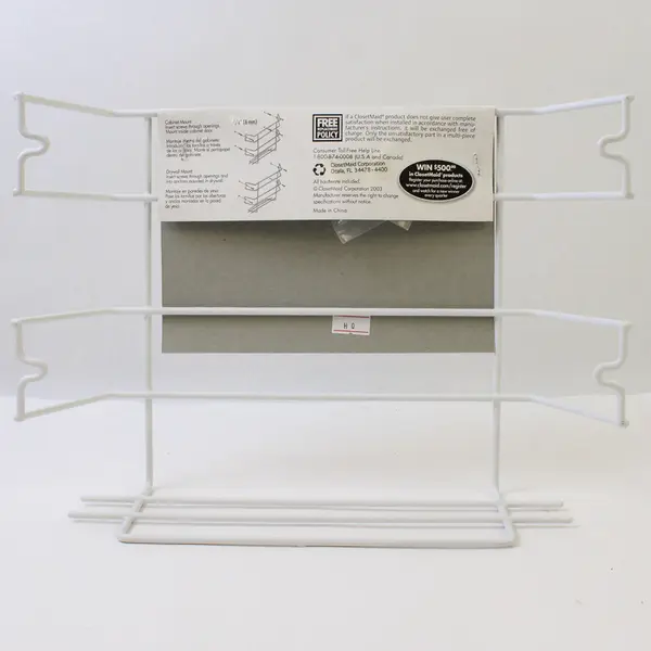 ClosetMaid Kitchen Wrap Rack 3452 Mounts Inside Cabinet, New w/ Hardware 