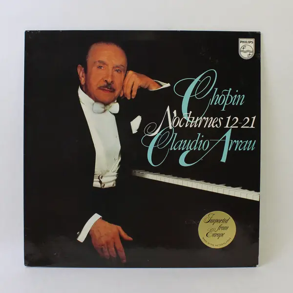 Claudio Arrau Chopin Nocturnes 12-21, 12" Vinyl Record