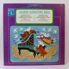Bach - Concerto For Three Violins & Orchestra 12" Vinyl Record