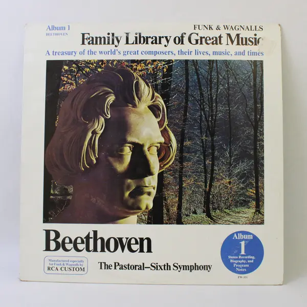 Family Library Of Great Music Album 1 Beethoven 12" Vinyl Record 