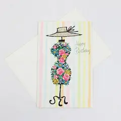 Vintage Fantusy Birthday Greeting Card with Envelope UNUSED