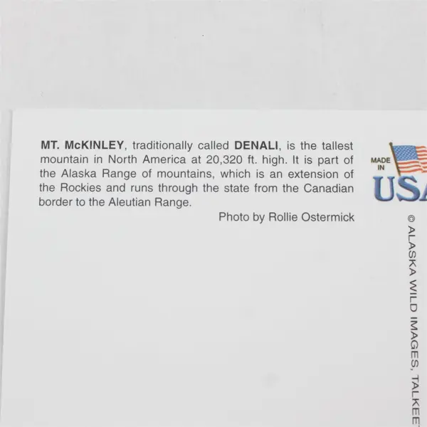 Lot of 10 Alaska USA Topographical Postcards UNPOSTED
