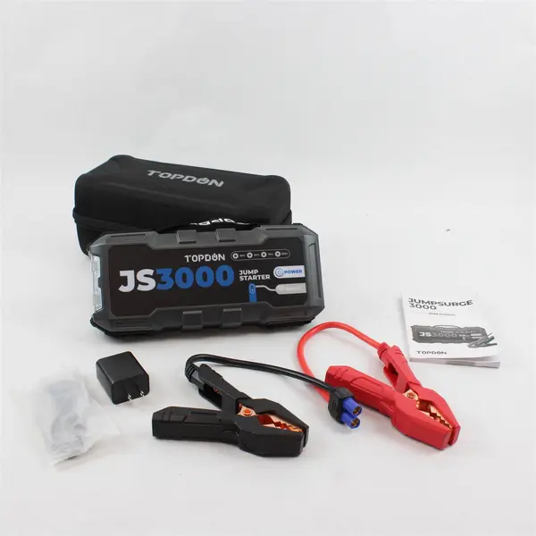 Topdon JumpSurge 3000 Car Battery Jump Starter with Manual