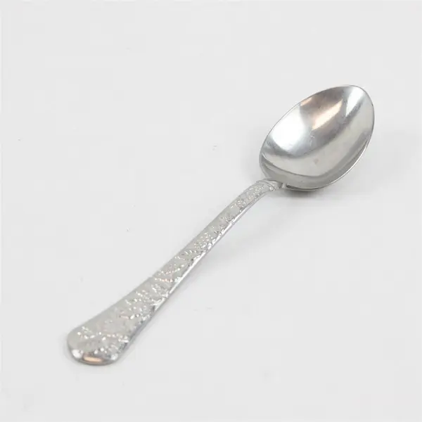 Lot of 4 Yamazaki Tapestry Bouquet Stainless Steel Dinner Spoons 7.5"