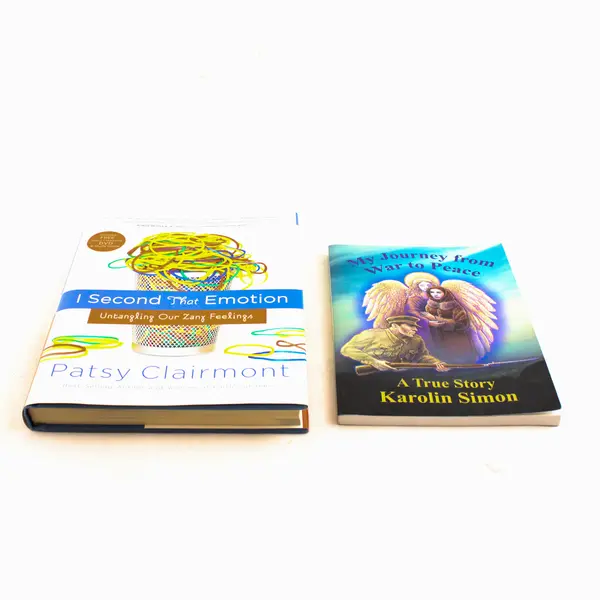 Lot of 2 Books: My Journey From War to Peace & Second That Emotion