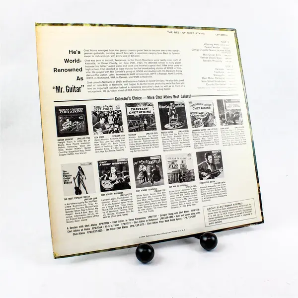 The Best of Chet Atkins 12" Vinyl 1964 Record