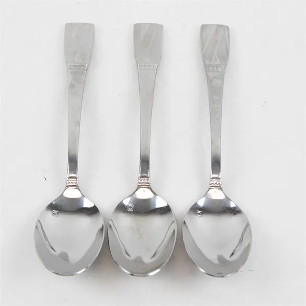 Lot of 3 Cuisinart Elite Discontinued Rannee Stainless Steel 7" Dinner Spoons