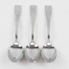 Lot of 3 Cuisinart Elite Discontinued Rannee Stainless Steel 7" Dinner Spoons