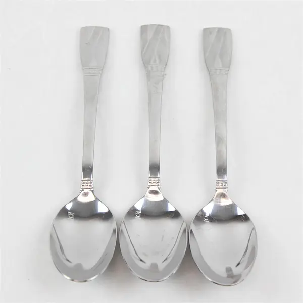 Lot of 3 Cuisinart Elite Discontinued Rannee Stainless Steel 6.5" Teaspoons