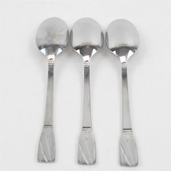 Lot of 3 Cuisinart Elite Discontinued Rannee Stainless Steel 6.5" Teaspoons