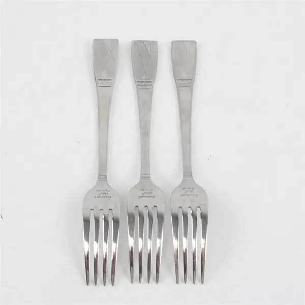 Lot of 3 Cuisinart Elite Discontinued Rannee Stainless Steel 7" Salad Forks