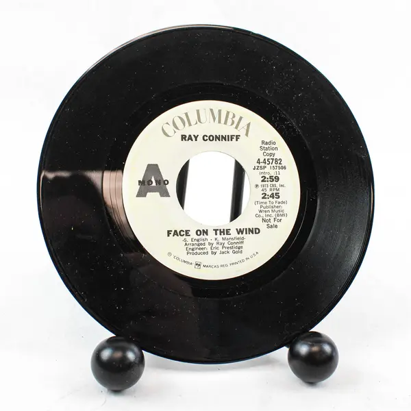  Ray Conniff - Face On The Wind / A Man Without A Vision 7" Vinyl 1973 Record