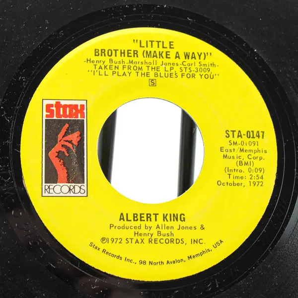 Albert King 45" Breaking Up Somebody's Home, Little Brother 1972 Vinyl Record
