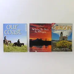 Lot of 3 Oregon Magazines: 1994 Travel Guide, 2009/2010 Vacation, Our Coast 2012