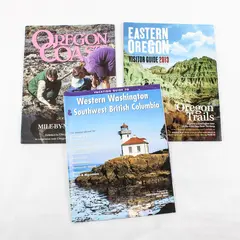 Lot of 3 Pacific Northwest Travel Guides - Oregon Coast, WA/BC, Eastern Oregon