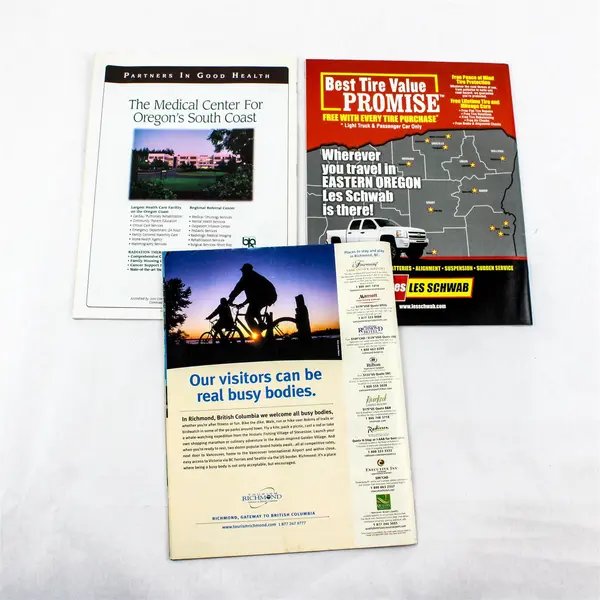 Lot of 3 Pacific Northwest Travel Guides - Oregon Coast, WA/BC, Eastern Oregon
