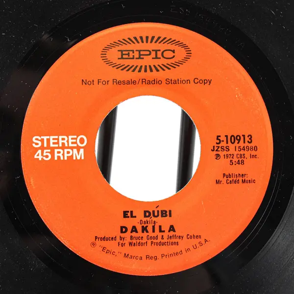 Dakila – El Dubi / Gozala 7" Vinyl 1972 Record