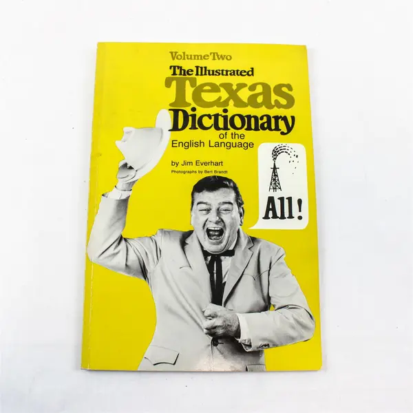1968 Illustrated Texas Dictionary Vol 2 Jim Everhart Vintage Collectible Book
