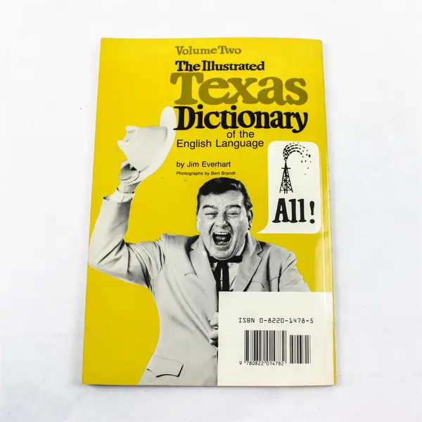 1968 Illustrated Texas Dictionary Vol 2 Jim Everhart Vintage Collectible Book