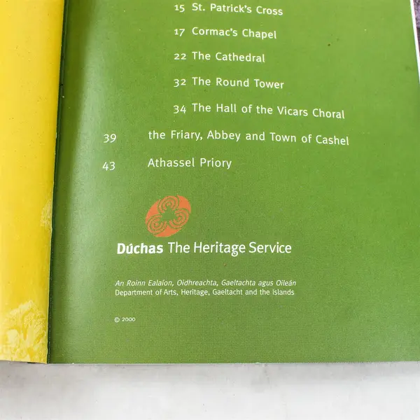 Rock of Cashel Co. Tipperary Roinn Ealaíon Book - Irish Architecture