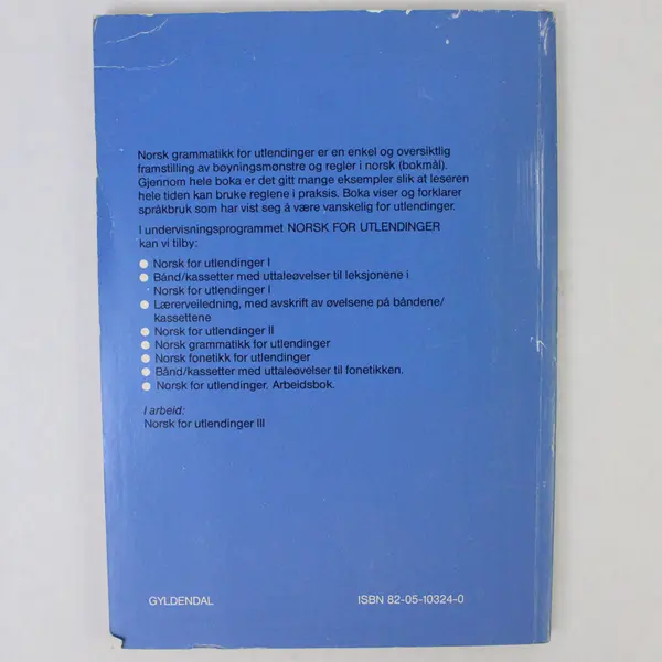 Norsk Grammatikk for Utlendinger - Gyldendal Norsk Forlag Norwegian Grammar