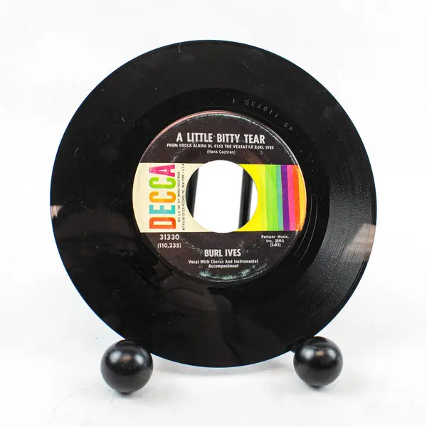 Burl Ives - A Little Bitty Tear / Shanghied  7" Vinyl Record