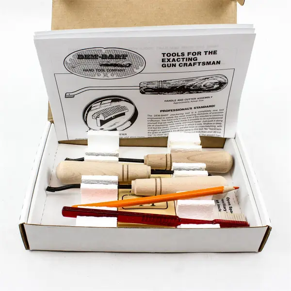 Dem-Bart Gun Stock Checkering Tool Kit Starter's Special - Used