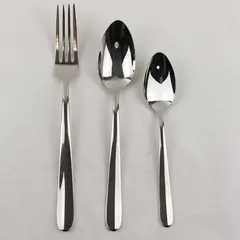 Lot of 3 WMF Arora Stainless Steel Oval Soup Spoon Teaspoon Dinner Fork