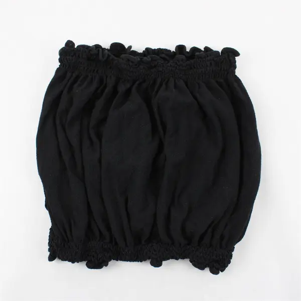 Vintage JoRo Fashions Black Tube Top Women's 1X