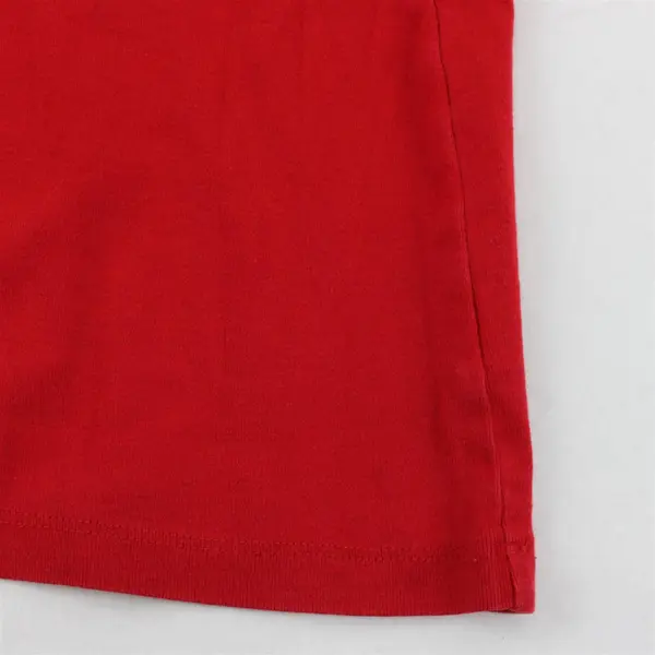 St. John's Bay Red Short-Sleeved V-Neck Cotton T-Shirt Women's 3X