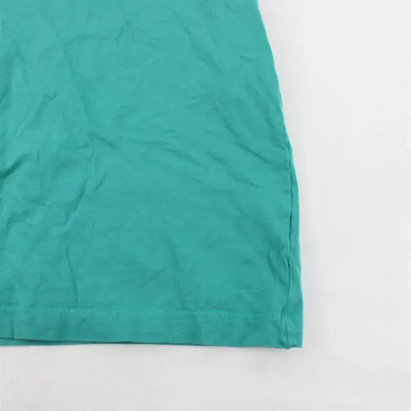 Woman Within Teal Green Short-Sleeved V-Neck T-Shirt Women's 2X 26/28