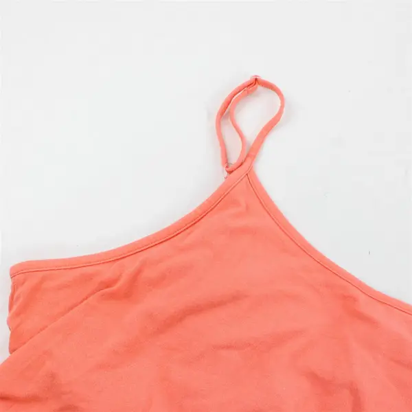 Roaman's Coral Orange Spaghetti Strap Tank Top Women's 2X
