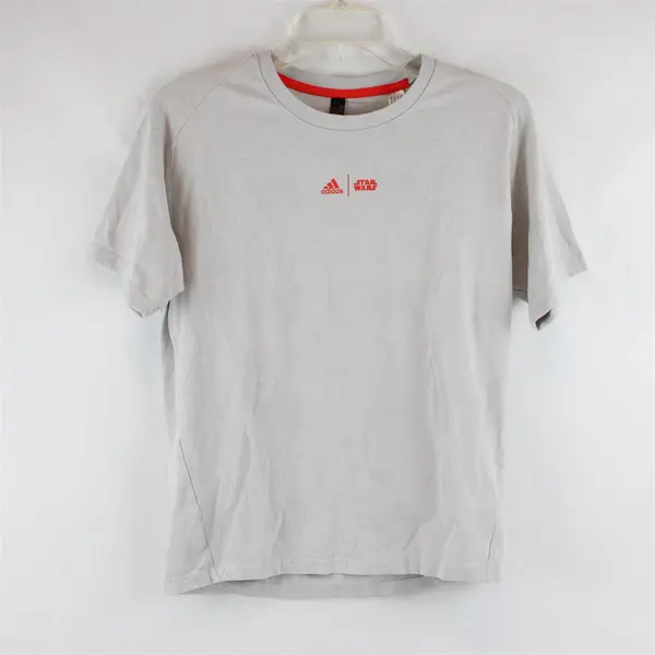 Adidas Star Wars Storm Trooper Print Light Gray T-Shirt Boys' Large