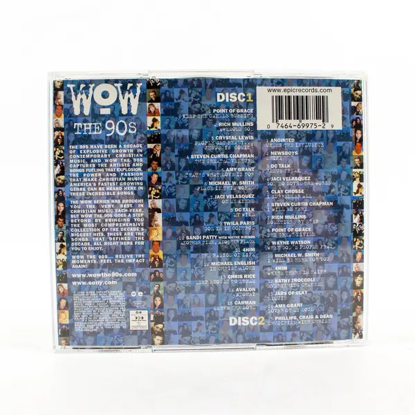 Wow The 90s 30 Top Christian Songs of the Decade CD 1999 2 Disc Set