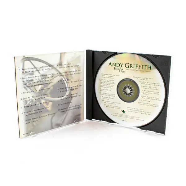 Andy Griffith Just As I Am 30 Favorite Old Time Hymns CD 1997 