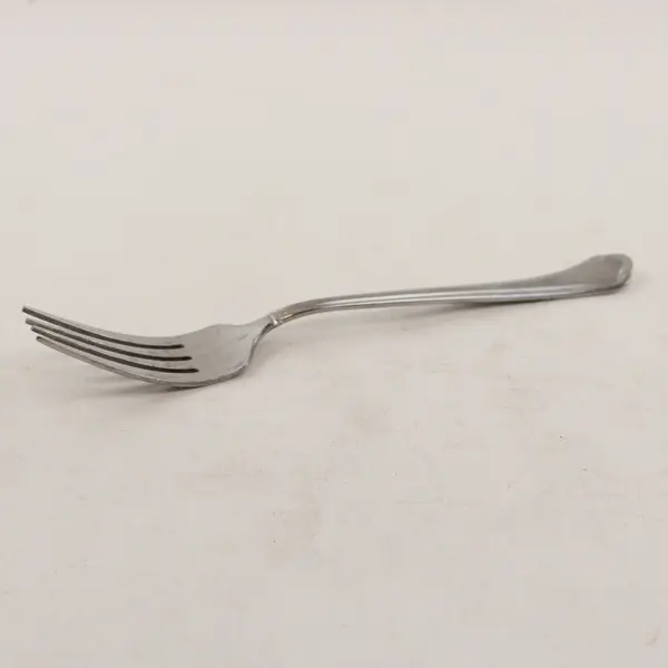 Lot of 2 Pfaltzgraff Capri Frost Stainless Steel Dinner Forks 7.5"