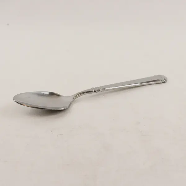 Lot of 4 Pfaltzgraff Hannah Stainless Steel Oval Soup Spoons 8"