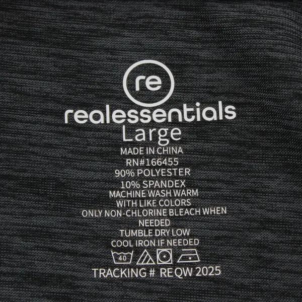 Real Essentials Dark Gray Activewear T-Shirt Boys' Size Large