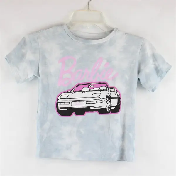 Barbie Tie-Dye Short-Sleeved T-Shirt Girls' XS 4/5