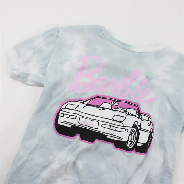 Barbie Tie-Dye Short-Sleeved T-Shirt Girls' XS 4/5