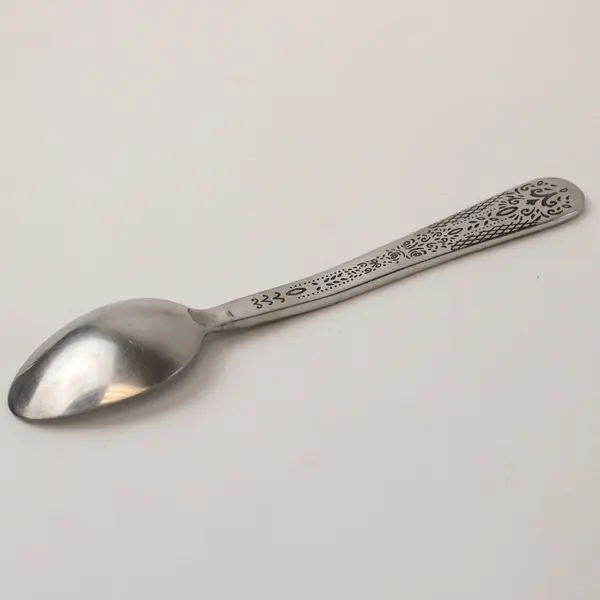 Lot of 2 World Market Henna Stainless Steel 7in Teaspoons