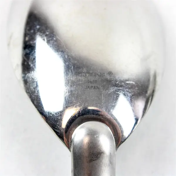 Lot of 2 Retroneu Crescent Stainless Steel Salad Serving Spoon & Fork 9.5"