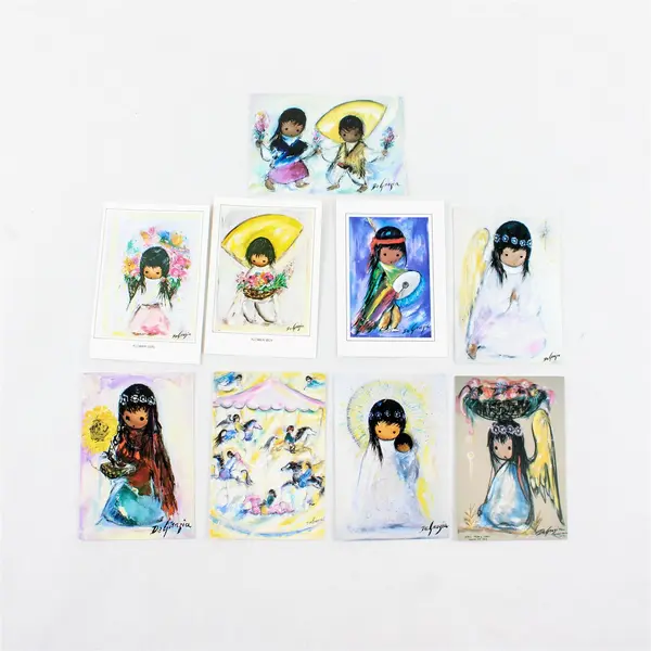 Vintage DeGrazia Notelets with Envelopes by Sandstone Creations Partial Box of 9