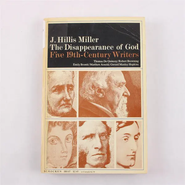 The Disappearance of God by J. Hillis Miller 1965 Paperback